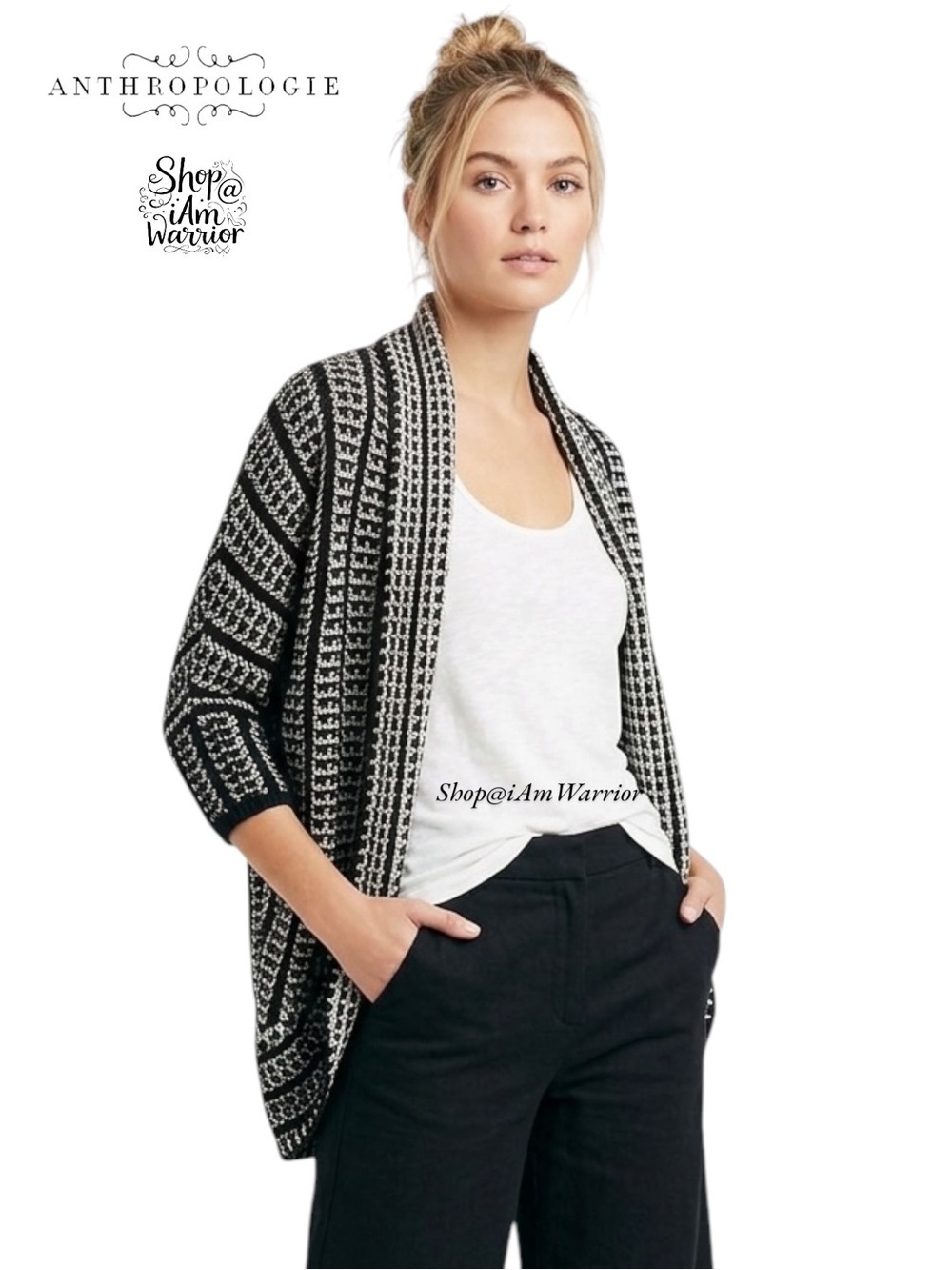 Anthropologie Moth chunky knit cocoon cardigan sweater @shop@iamwarrior